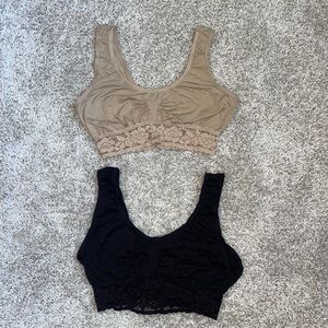 2 Bali bralettes size small-like new!